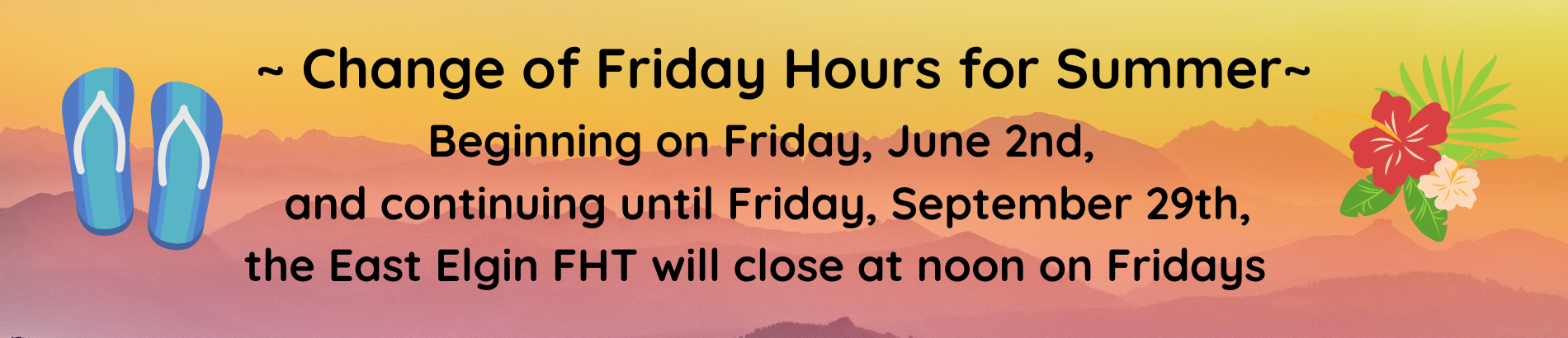 2023 Summer Hours